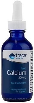 Фото Trace Minerals Ionic Calcium 200 мг 59 мл