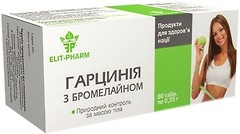 Фото Elit-Pharm Гарциния с бромелайном 80 таблеток