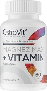 Фото OstroVit Magnez Max + Vitamin 60 таблеток