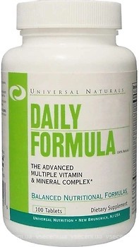 Фото Universal Nutrition Daily Formula 100 таблеток