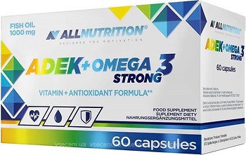 Фото All Nutrition ADEK + Omega 3 Strong 60 капсул