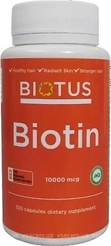 Фото Biotus Biotin 10000 мкг 100 капсул