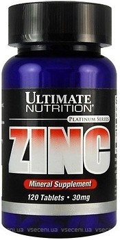 Фото Ultimate Nutrition Zinc 30 мг 120 таблеток
