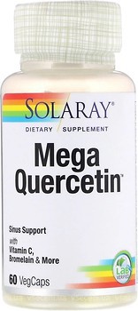 Фото Solaray Mega Quercetin 1200 мг 60 капсул