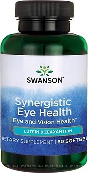 Фото Swanson Ultra Synergistic Eye Health 60 капсул