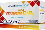 Фото All Nutrition Vitamin C + D3 30 капсул
