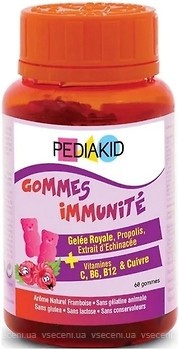 Фото Pediakid Immunite зі смаком ягід 60 таблеток