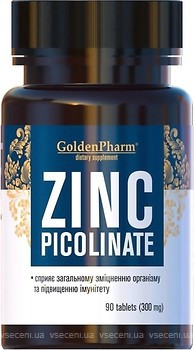 Фото Golden Pharm Zinc Picolinate 90 таблеток