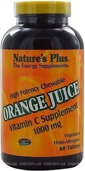Фото Nature's Plus Orange Juice Vitamin C 1000 мг 60 таблеток