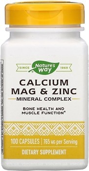 Фото Nature's Way Calcium Mag & Zinc 100 капсул