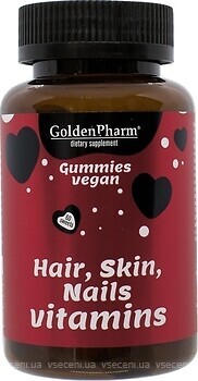 Фото Golden Pharm Hair Skin Nails зі смаком апельсина 60 таблеток