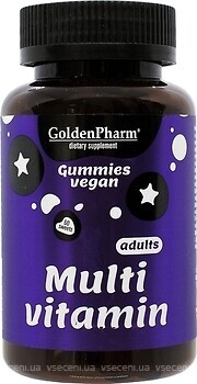 Фото Golden Pharm Multi Vitamin со вкусом винограда 60 таблеток