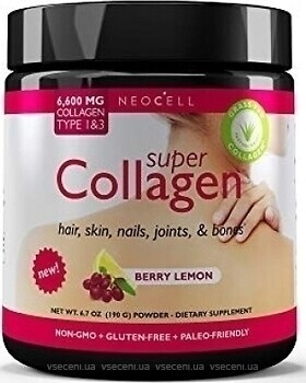 Фото NeoCell Collagen зі смаком лимона 190 г