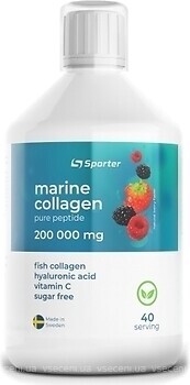 Фото Sporter Collagen peptide со вкусом ягод 500 мл
