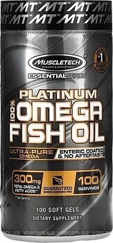 Фото Muscletech Platinum Omega Fish Oil 100 капсул