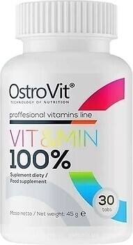 Фото OstroVit Vita+Min 100% 30 таблеток