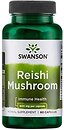 Фото Swanson Reishi Mushroom 600 мг 60 капсул