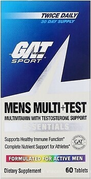 Фото GAT Sport Mens Multi + Test 60 таблеток