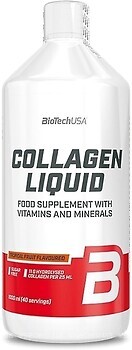 Фото BioTech Collagen Liquid зі смаком лісових ягід 1000 мл