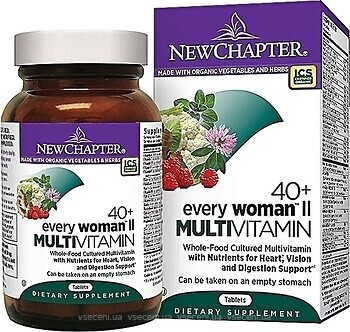 Фото New Chapter 40+ Every Woman II Multivitamin 48 таблеток