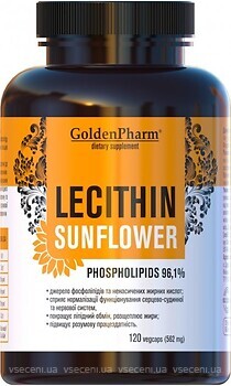 Фото Golden Pharm Lecithin Sunflower 120 капсул