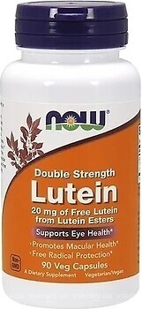 Фото Now Foods Lutein 20 мг 90 капсул