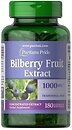 Фото Puritan's Pride Bilberry Fruit Extract 1000 мг 180 капсул