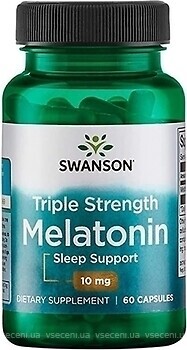 Фото Swanson Melatonin 10 мг 60 капсул
