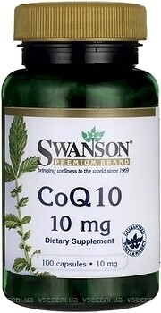 Фото Swanson CoQ10 10 мг 100 капсул