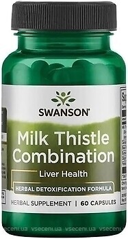 Фото Swanson Milk Thistle Combination 60 капсул