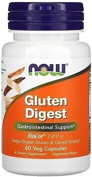Фото Now Foods Gluten Digest 60 капсул