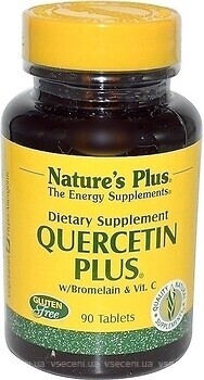 Фото Nature's Plus Quercetin, Bromelain & Vitamin C 90 таблеток