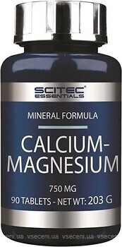 Фото Scitec Essentials Calcium-Magnesium 90 таблеток