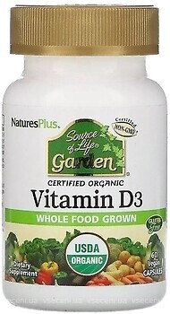 Фото Garden of Life Vitamin D3 5000 ME 60 капсул