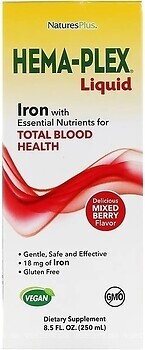 Фото Nature's Plus Hema-Plex Liquid Iron 250 мл