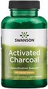 Фото Swanson Activated Charcoal 260 мг 120 капсул