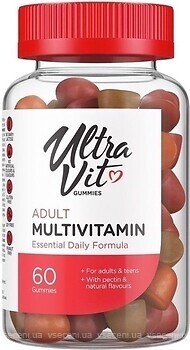 Фото VPLab Adult Multivitamin зі смаком фруктів 60 таблеток