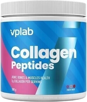 Фото VPLab Collagen Peptides зі смаком лісових ягід 300 г