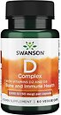 Фото Swanson Vitamin D Complex D2 abd D3 2000 IU 60 капсул