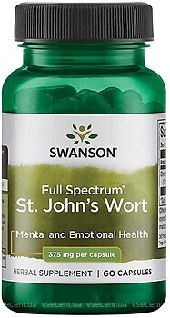 Фото Swanson St. John`s Wort 375 мг 60 капсул