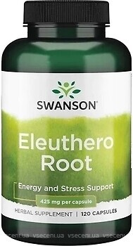 Фото Swanson Eleuthero Root 425 мг 120 капсул