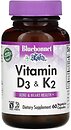 Фото Bluebonnet Nutrition Vitamin D3 & K2 60 капсул