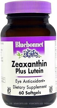 Фото Bluebonnet Nutrition Zeaxanthin Plus Lutein 60 капсул