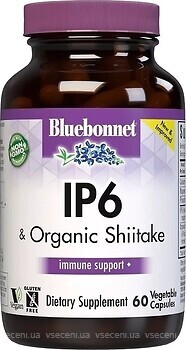 Фото Bluebonnet Nutrition IP6 Organic Shiitake 60 капсул