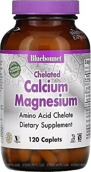 Фото Bluebonnet Nutrition Chelated Calcium Magnesium 120 таблеток