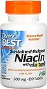 Фото Doctor's Best Sustained-Release Niacin with niaXtend 120 таблеток