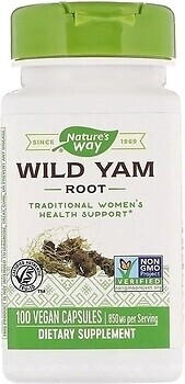 Фото Nature's Way Wild Yam Root 850 мг 100 капсул (NWY17870)