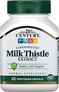 Фото 21st Century Milk Thistle Extract 60 капсул