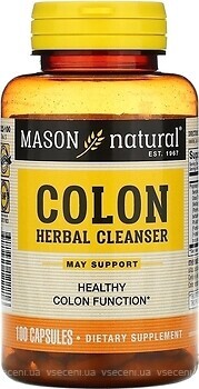 Фото Mason Natural Colon Herbal Cleanser 100 капсул