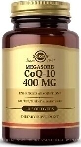 Фото Solgar Megasorb CoQ-10 400 мг 30 капсул